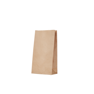 7 SO 6 Kraft Gusseted Bag