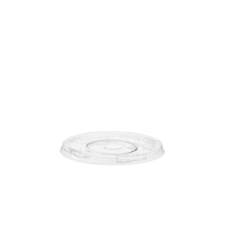 265 350 500ml Clear Compostable PLA Cup Flat Lid
