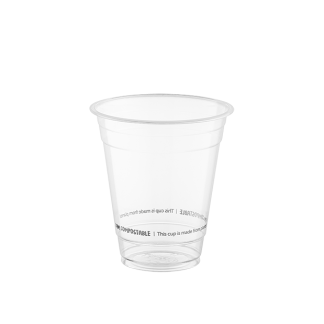 350ml Clear Compostable PLA Cup 1