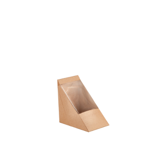 Kraft 4 Slice Sandwich Wedge with PLA Window