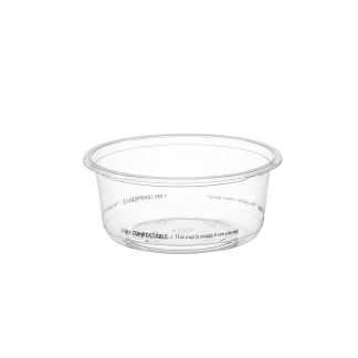 360ml Clear Compostable PLA Bowl