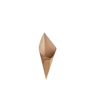 Large Kraft Chip Cone