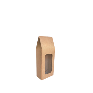 Small Kraft Cookie Box with PLA Window