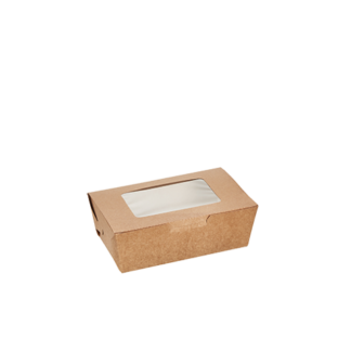 Small Kraft Deli Box with PLA Window