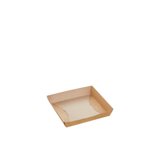 Small Kraft Square Plate