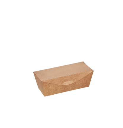 Large Kraft Hot Dog Box