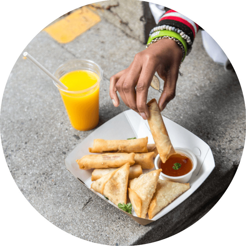 kraft food tray