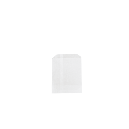 Large White Greaseproof Flat Chip Bag