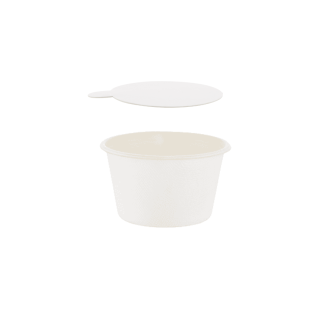 240ml Sugarcane Bowl & Lid