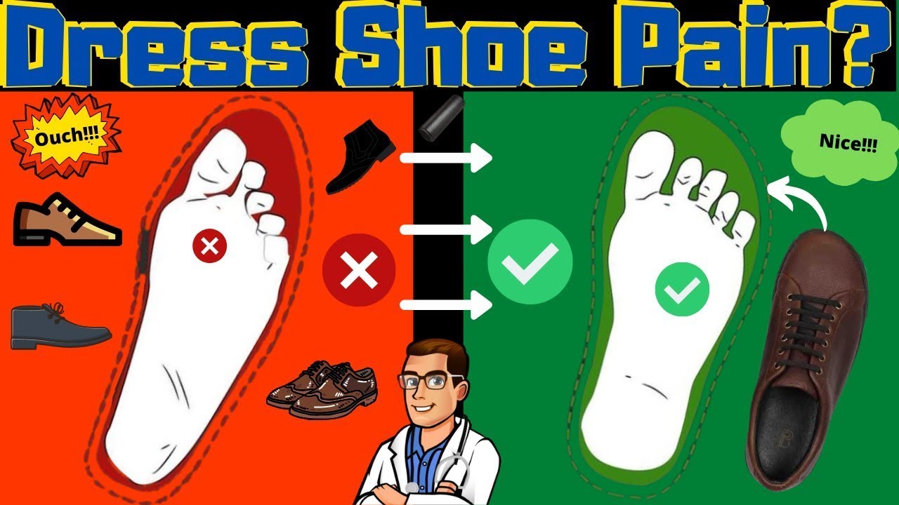 Best Men's Dress Shoes for Foot Pain (Birchbury)[Podiatrist Approved]