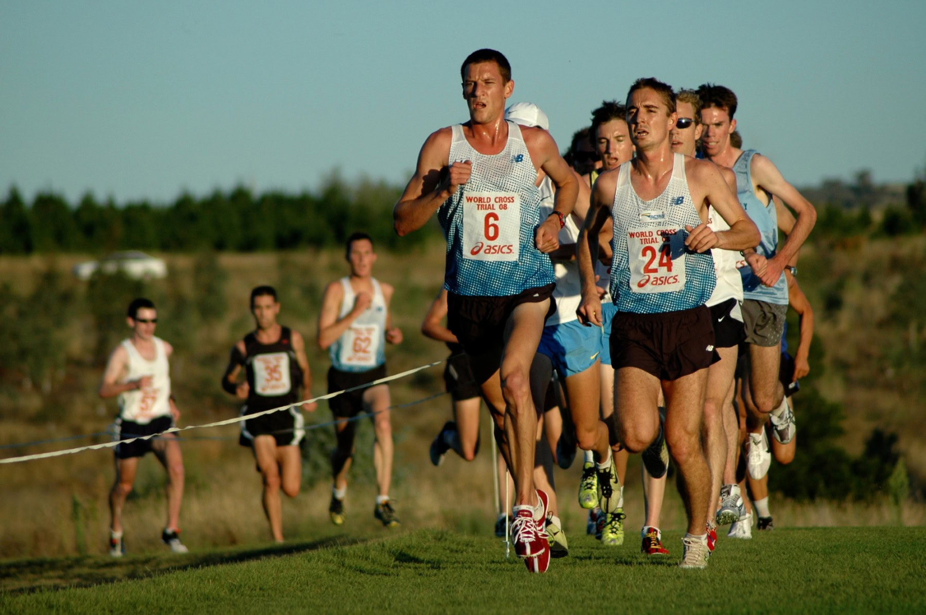 Collis Birmingham and Martin Dent lead the Australian trial for the 2008 World Cross Country Championshjips