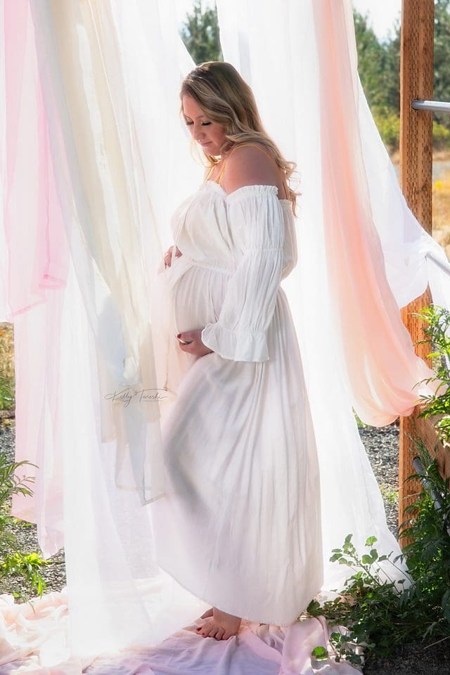 Maternity Boudoir Photography in Spokane Washington