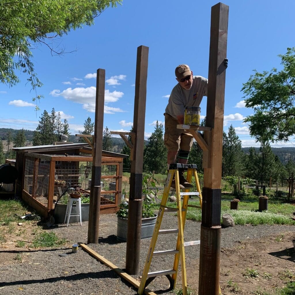 A Labor of Love-Building The Warehouse Door Garden Gate