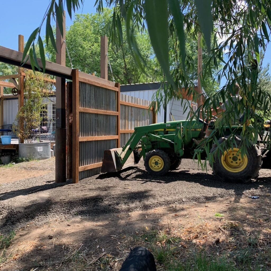 A Labor of Love-Building The Warehouse Door Garden Gate