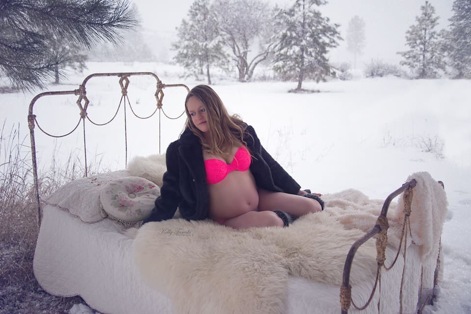 Maternity Boudoir Photography in Spokane Washington