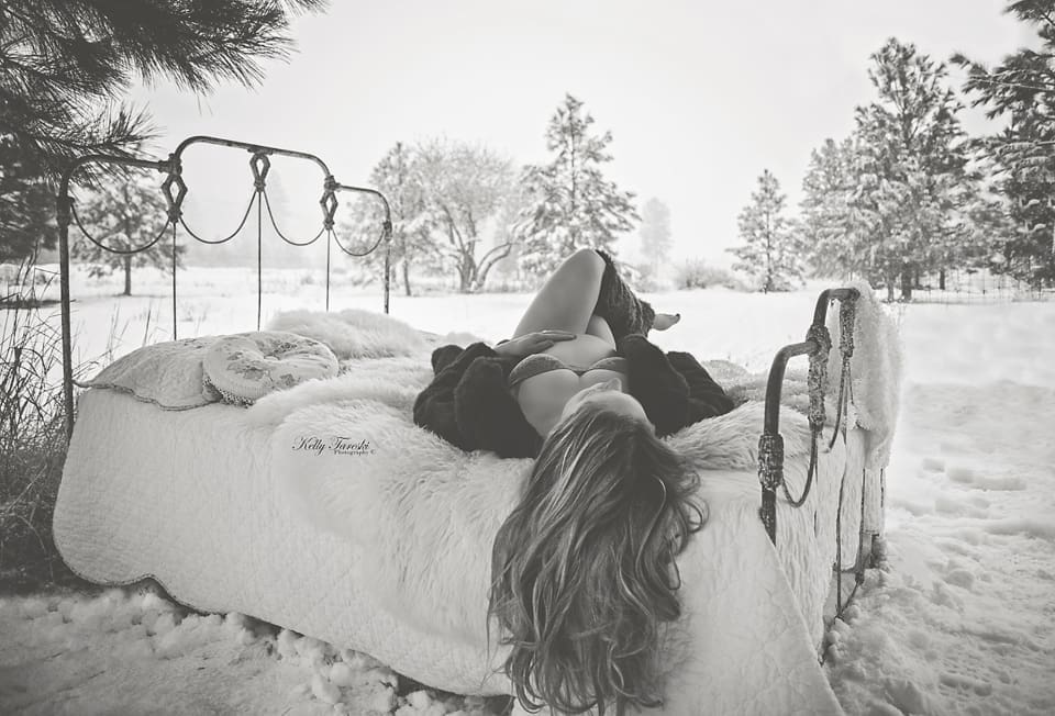 Maternity Boudoir Photography in Spokane Washington