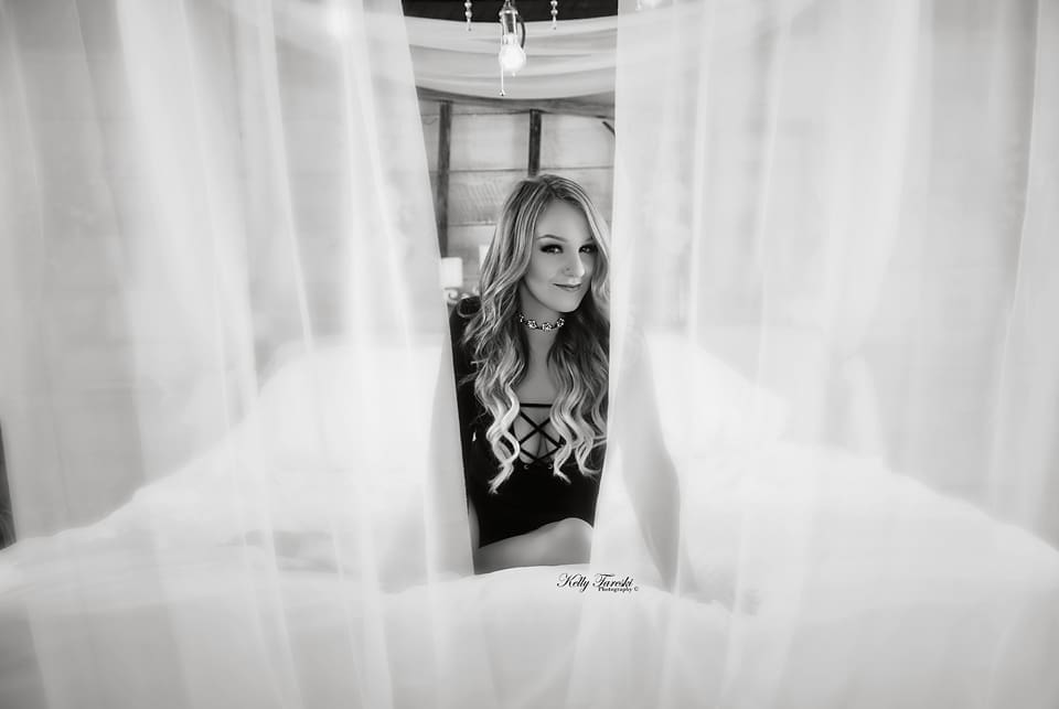 Monochromatic Boudoir Photography in Spokane Washington