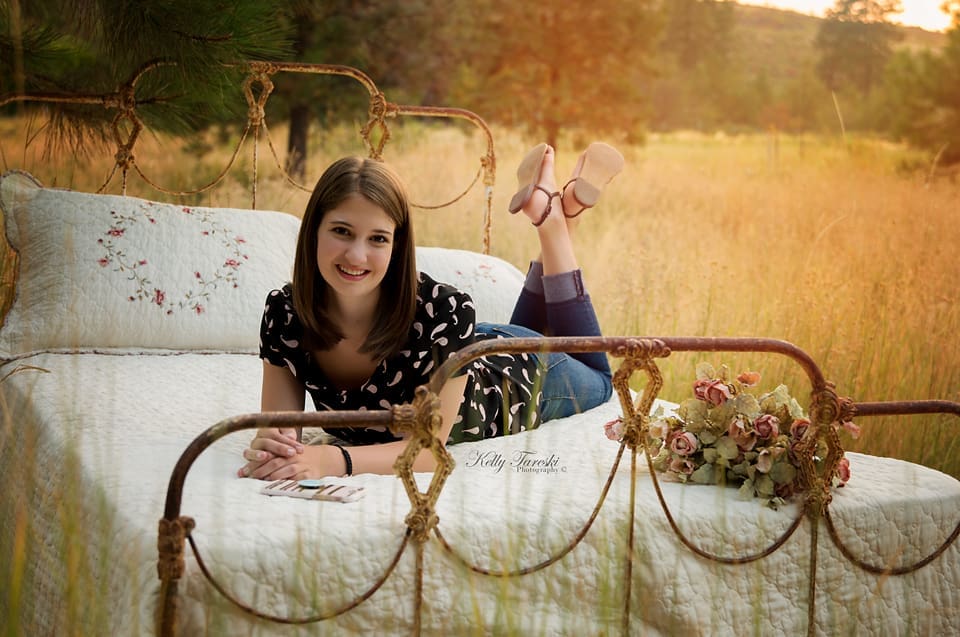 Lifestyle Senior Portrait Photography Style Spokane Washington