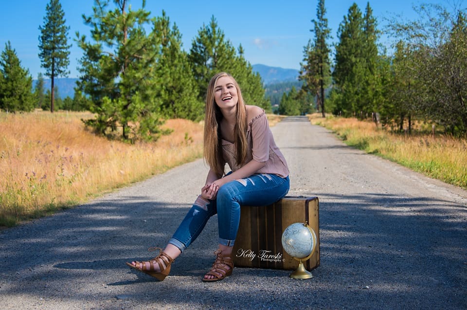 Lifestyle Senior Portrait Photography Style Spokane Washington