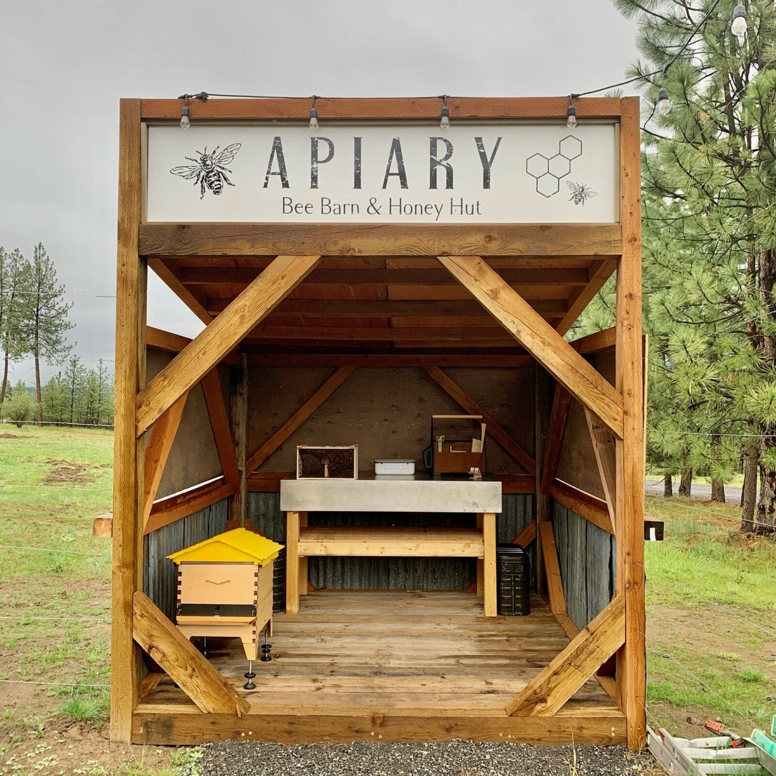 Honey bee barn and Apiary photography venue