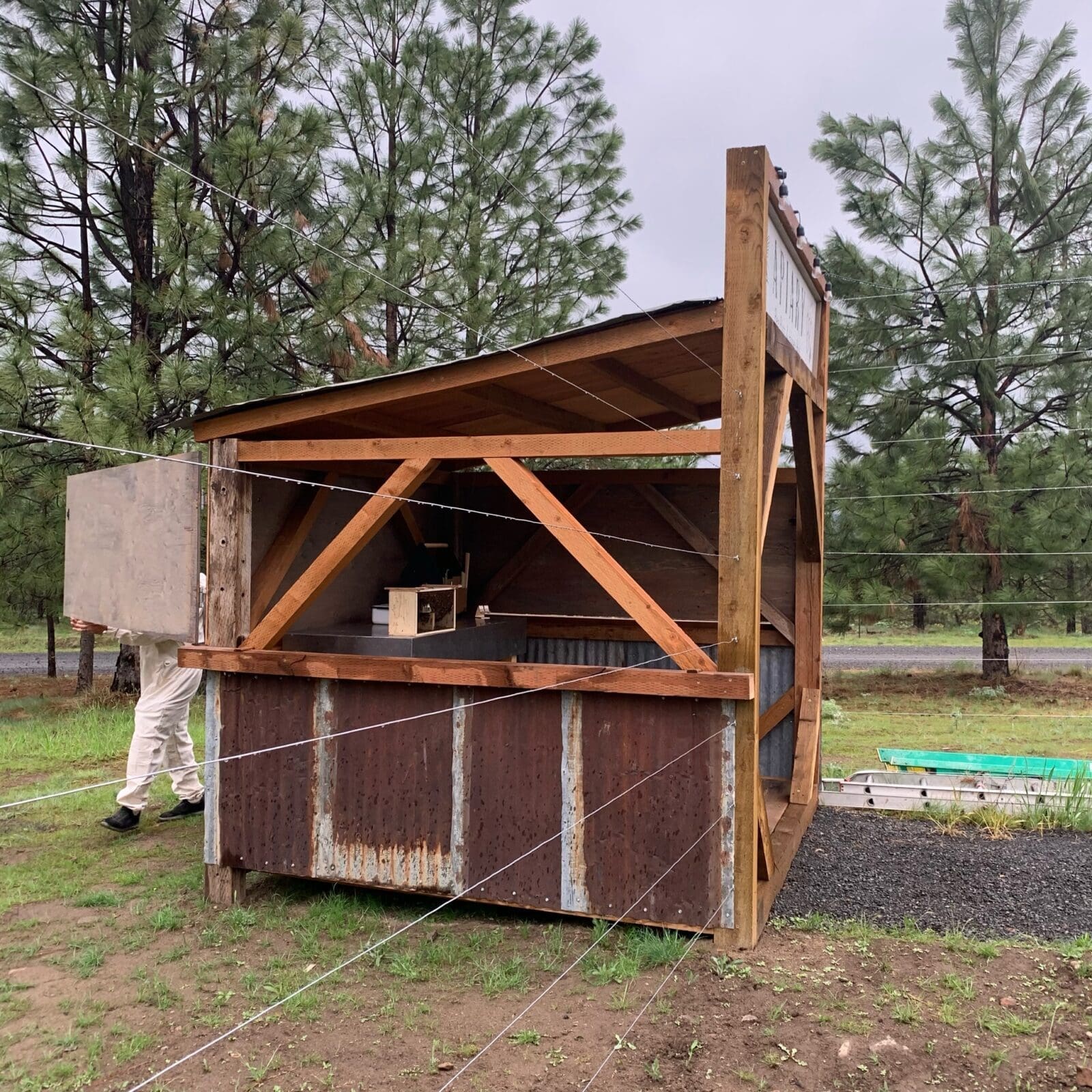 Apiary and honey bee venue near Spokane