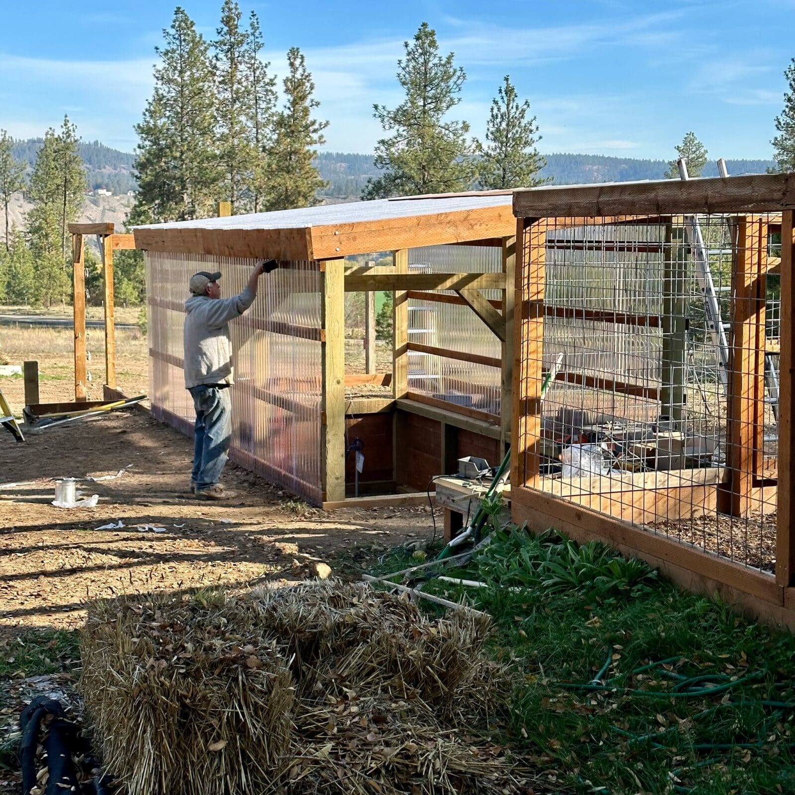 Greenhouse studio near Spokane Washington