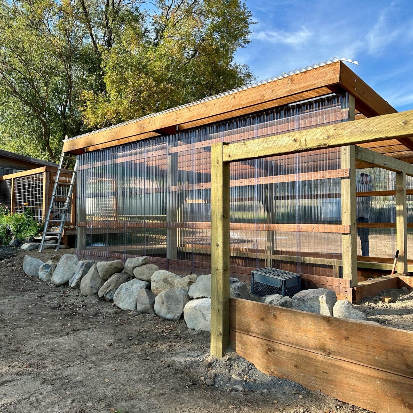 Greenhouse studio natural light and timber