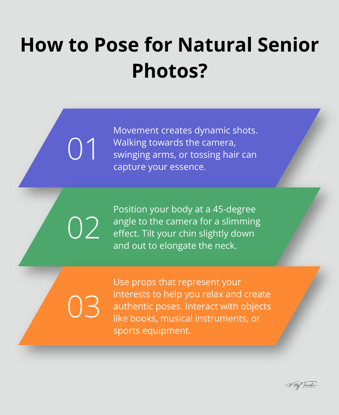 Infographic: How to Pose for Natural Senior Photos? - senior photos photography