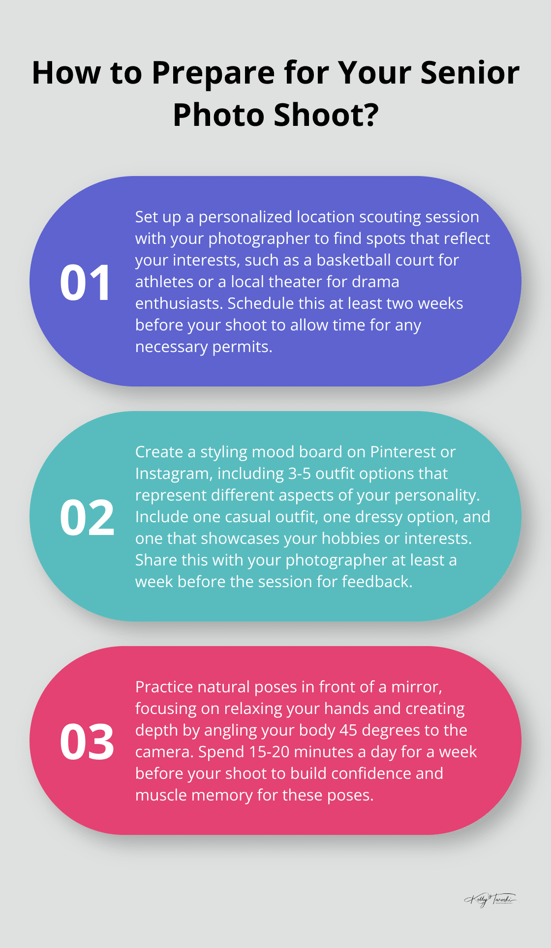 Infographic: How to Prepare for Your Senior Photo Shoot?