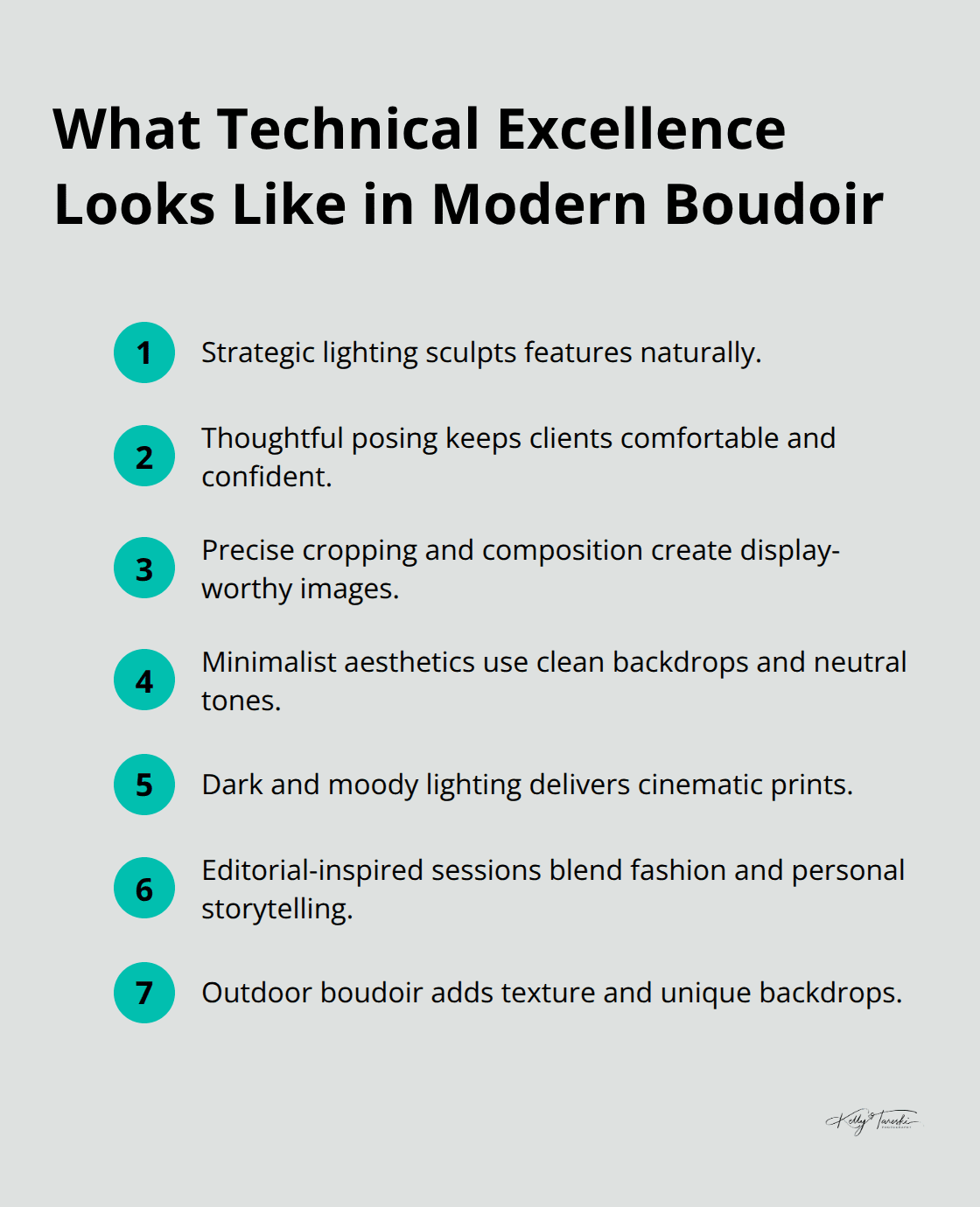 Key technical elements that define polished boudoir photography in the U.S. - Boudoir photography trends