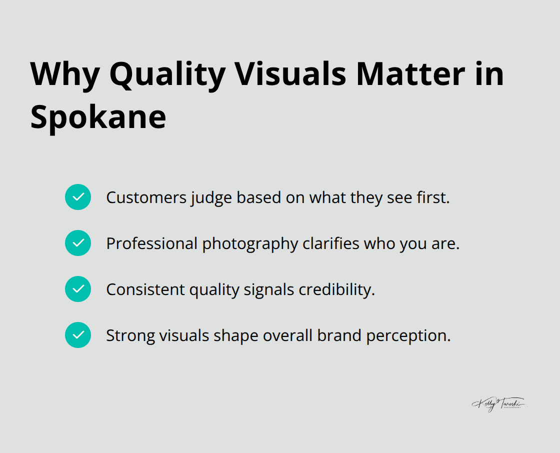 Key reasons professional visuals shape customer perception and action for Spokane businesses. - Brand photography for Spokane