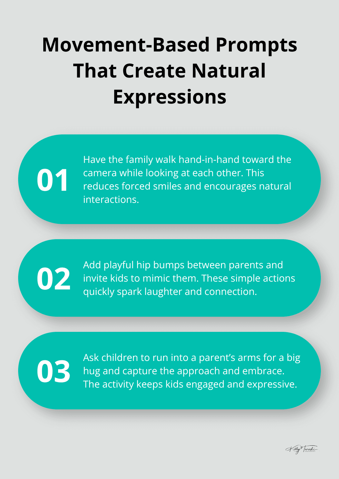Three movement prompts families can use for genuine smiles and candid moments - family outdoor photos