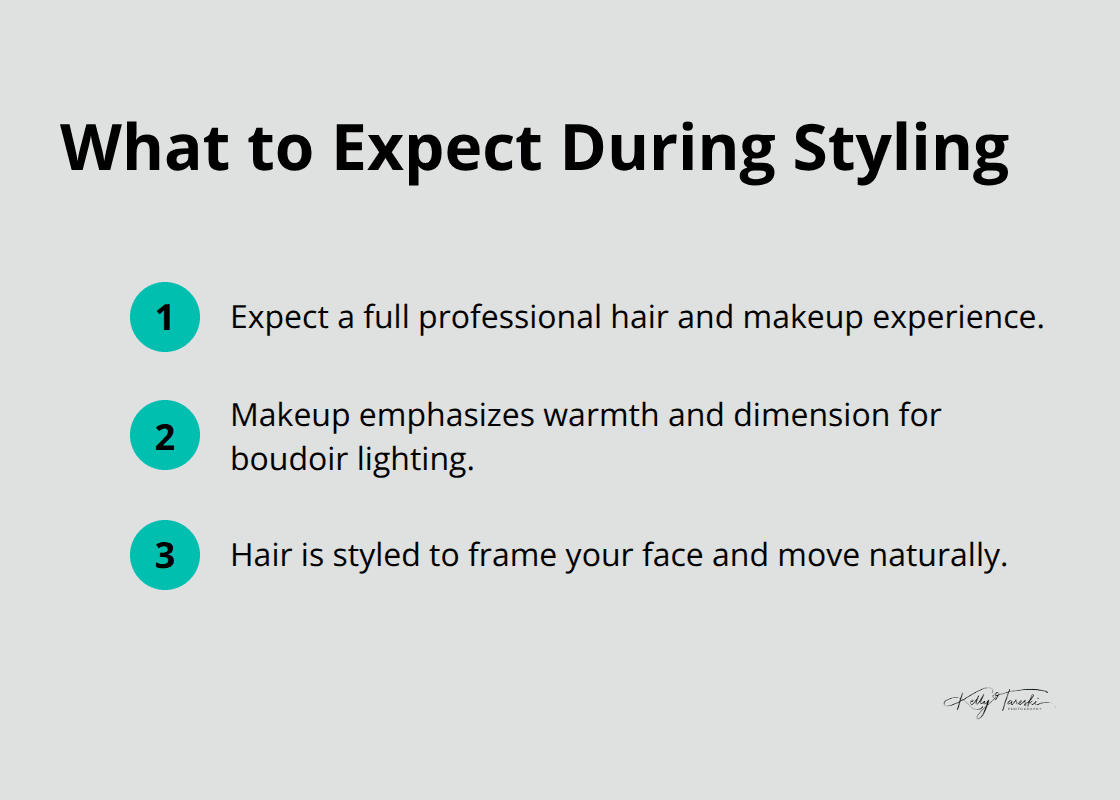 Key elements of professional hair and makeup during your boudoir session - Private boudoir session Spokane