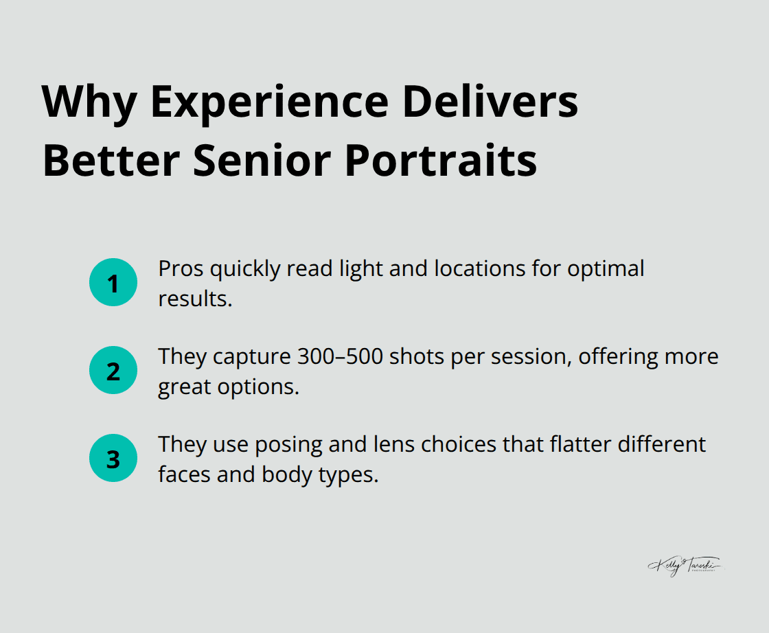 Three concise reasons professional experience improves senior photo results. - senior photos
