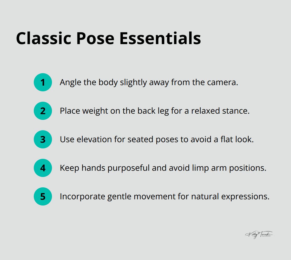 Compact list of timeless portrait posing tips for Spokane sessions