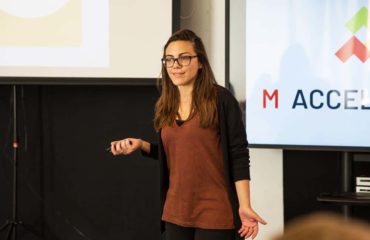 Anna Giova pitch Global Entrepreneurship Program in Los Angeles, participant