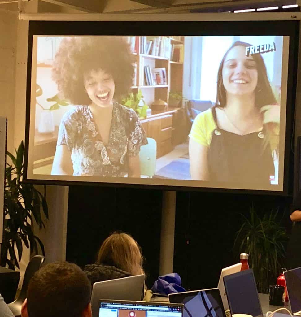 A Visit From Alessia Rotondo, Senior Writer for YouTube at Freeda - Fredda presentation at M Accelerator 2