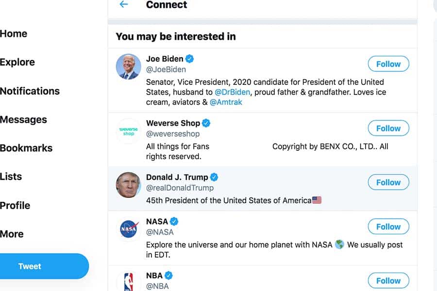 twitter auto suggest feature, growth hack idea