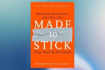 a book cover with tape on it