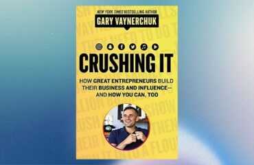 a yellow book cover with a man's face