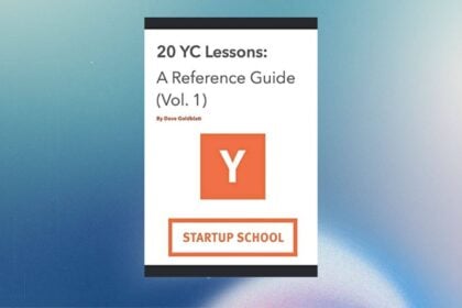 a book with a white and orange text