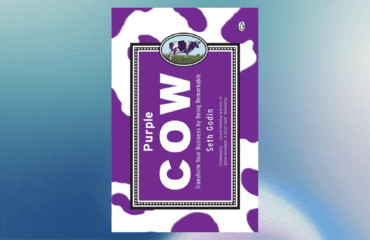 Purple Cow cover book a purple and white cow book cover