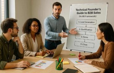 Technical Founder’s Guide to B2B Sales (No BS Framework) Technical Founder's Guide to B2B Sales (No BS Framework)