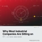 Featured cover for the M Accelerator article 'Why Most Industrial Companies Are Sitting on a $2M Knowledge Management Problem (And How LLMs Change Everything)' &mdash; llm for industrial knowledge management.