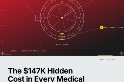 Featured cover for the M Accelerator article 'The $147K Hidden Cost in Every Medical Practice: Why AI Clinical Documentation Is Now Table Stakes' &mdash; ai clinical documentation automation.