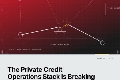 Featured cover for the M Accelerator article 'The Private Credit Operations Stack is Breaking (And AI Might Not Fix What You Think It Will)' &mdash; ai for private credit operations.