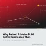 Featured cover for the M Accelerator article 'Why Retired Athletes Build Better Businesses Than Career Entrepreneurs (And Why 73% Still Fail)' &mdash; retired athlete second career entrepreneurship.