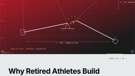 Featured cover for the M Accelerator article 'Why Retired Athletes Build Better Businesses Than Career Entrepreneurs (And Why 73% Still Fail)' &mdash; retired athlete second career entrepreneurship.