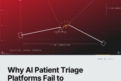 Featured cover for the M Accelerator article 'Why AI Patient Triage Platforms Fail to Scale (And the Framework That Changes Everything)' &mdash; ai patient triage platform.
