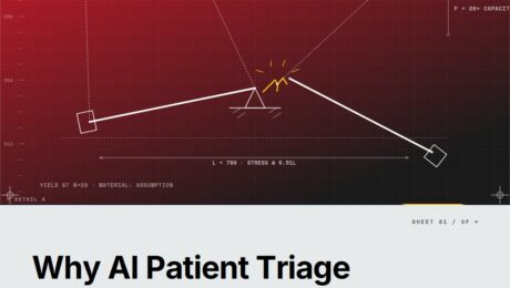 Featured cover for the M Accelerator article 'Why AI Patient Triage Platforms Fail to Scale (And the Framework That Changes Everything)' &mdash; ai patient triage platform.